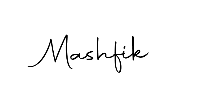 How to make Mashfik name signature. Use Autography-DOLnW style for creating short signs online. This is the latest handwritten sign. Mashfik signature style 10 images and pictures png