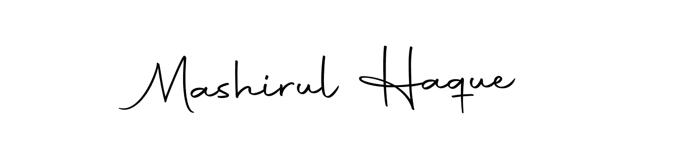 Use a signature maker to create a handwritten signature online. With this signature software, you can design (Autography-DOLnW) your own signature for name Mashirul Haque. Mashirul Haque signature style 10 images and pictures png