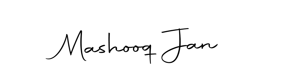 Use a signature maker to create a handwritten signature online. With this signature software, you can design (Autography-DOLnW) your own signature for name Mashooq Jan. Mashooq Jan signature style 10 images and pictures png