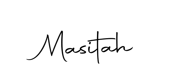 The best way (Autography-DOLnW) to make a short signature is to pick only two or three words in your name. The name Masitah include a total of six letters. For converting this name. Masitah signature style 10 images and pictures png