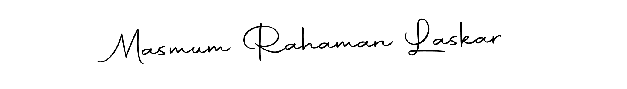 Masmum Rahaman Laskar stylish signature style. Best Handwritten Sign (Autography-DOLnW) for my name. Handwritten Signature Collection Ideas for my name Masmum Rahaman Laskar. Masmum Rahaman Laskar signature style 10 images and pictures png