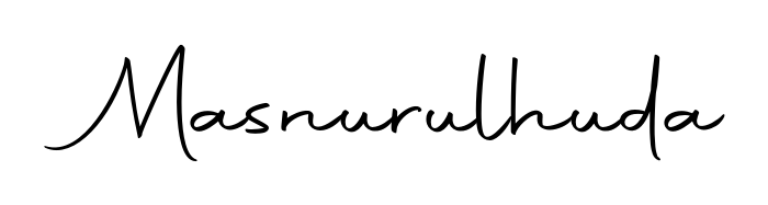 Create your official email sign-off with Masnurulhuda name in Autography-DOLnW style. Crisp, clean, and perfectly legible across all screens. Masnurulhuda signature style 10 images and pictures png
