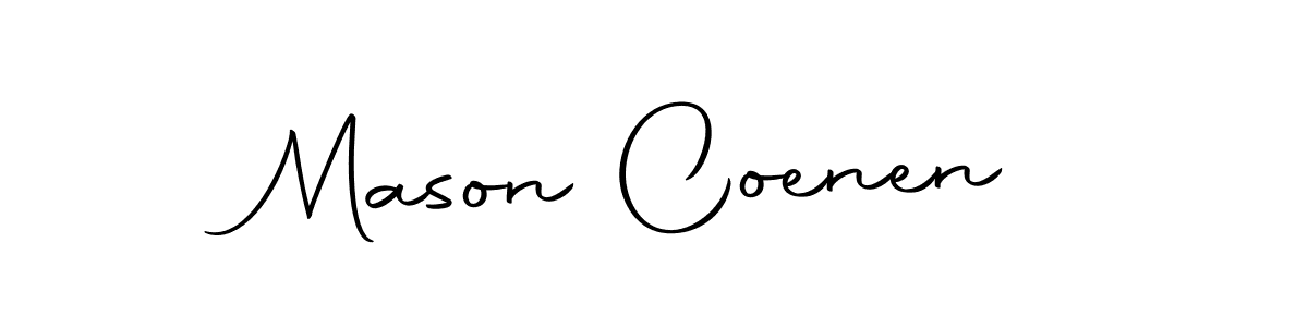 Make a short Mason Coenen signature style. Manage your documents anywhere anytime using Autography-DOLnW. Create and add eSignatures, submit forms, share and send files easily. Mason Coenen signature style 10 images and pictures png