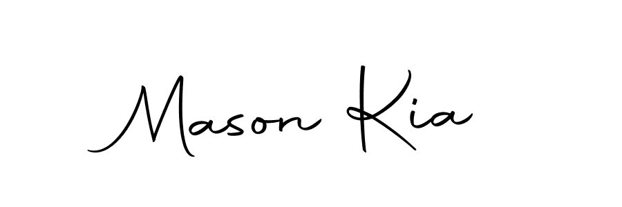 How to make Mason Kia signature? Autography-DOLnW is a professional autograph style. Create handwritten signature for Mason Kia name. Mason Kia signature style 10 images and pictures png