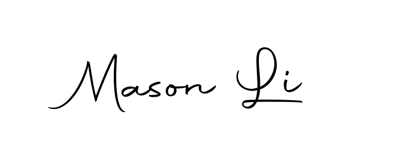 This is the best signature style for the Mason Li name. Also you like these signature font (Autography-DOLnW). Mix name signature. Mason Li signature style 10 images and pictures png