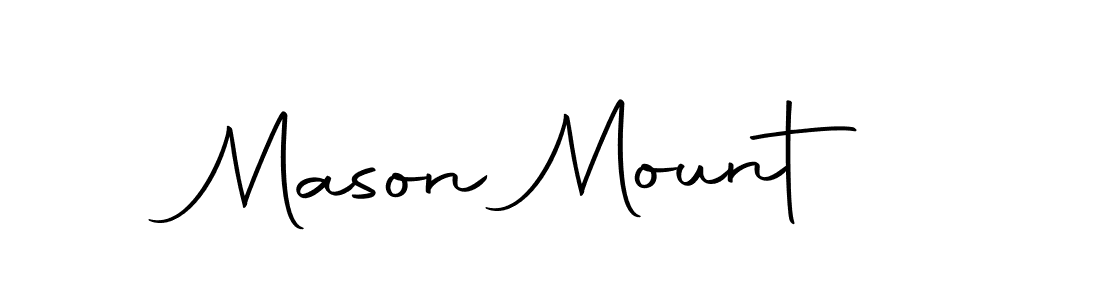 Create a beautiful signature design for name Mason Mount. With this signature (Autography-DOLnW) fonts, you can make a handwritten signature for free. Mason Mount signature style 10 images and pictures png