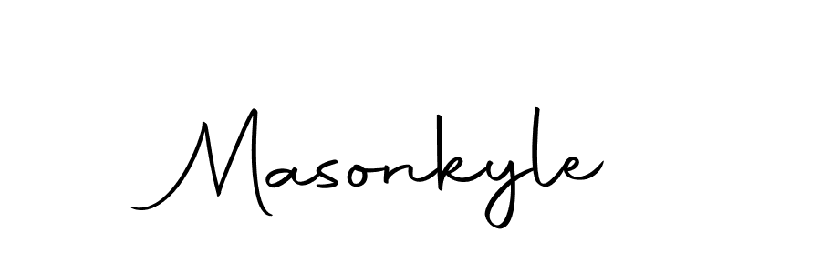 Masonkyle stylish signature style. Best Handwritten Sign (Autography-DOLnW) for my name. Handwritten Signature Collection Ideas for my name Masonkyle. Masonkyle signature style 10 images and pictures png