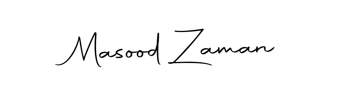 Create a beautiful signature design for name Masood Zaman. With this signature (Autography-DOLnW) fonts, you can make a handwritten signature for free. Masood Zaman signature style 10 images and pictures png