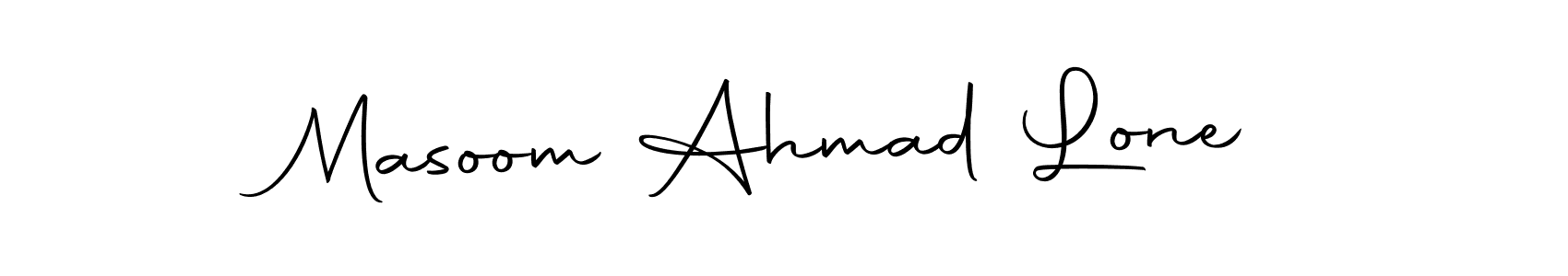 You can use this online signature creator to create a handwritten signature for the name Masoom Ahmad Lone. This is the best online autograph maker. Masoom Ahmad Lone signature style 10 images and pictures png