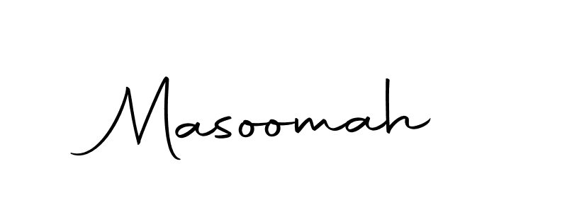 You should practise on your own different ways (Autography-DOLnW) to write your name (Masoomah) in signature. don't let someone else do it for you. Masoomah signature style 10 images and pictures png
