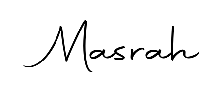Generate high-definition signature styles for Masrah. The Autography-DOLnW typeface ensures crisp legibility and sophisticated design. Masrah signature style 10 images and pictures png