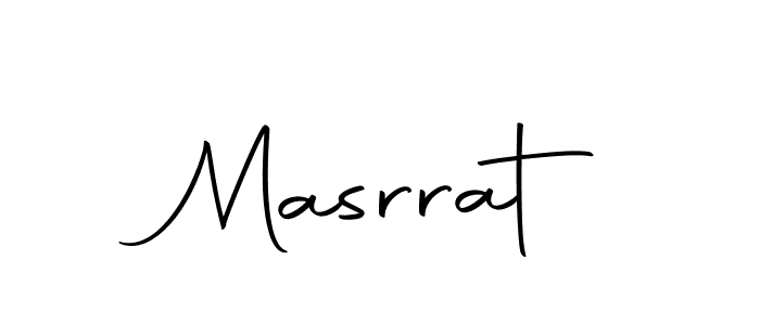 How to make Masrrat signature? Autography-DOLnW is a professional autograph style. Create handwritten signature for Masrrat name. Masrrat signature style 10 images and pictures png