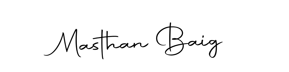 How to make Masthan Baig name signature. Use Autography-DOLnW style for creating short signs online. This is the latest handwritten sign. Masthan Baig signature style 10 images and pictures png