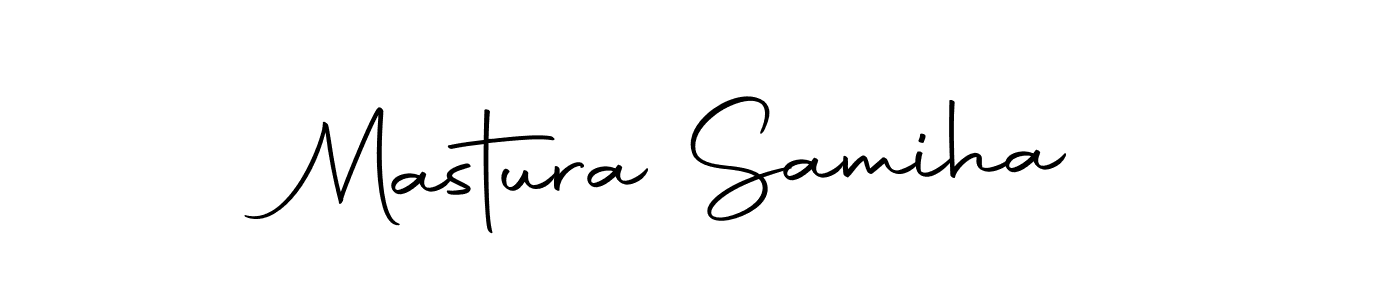 Also we have Mastura Samiha name is the best signature style. Create professional handwritten signature collection using Autography-DOLnW autograph style. Mastura Samiha signature style 10 images and pictures png