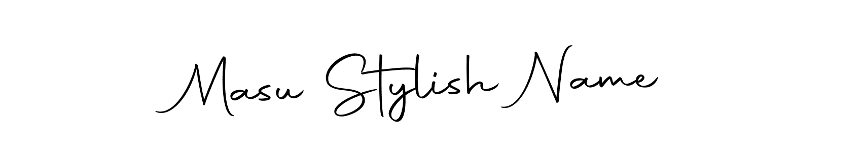 if you are searching for the best signature style for your name Masu Stylish Name. so please give up your signature search. here we have designed multiple signature styles  using Autography-DOLnW. Masu Stylish Name signature style 10 images and pictures png