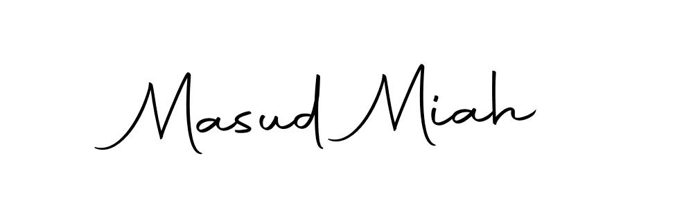 Design your own signature with our free online signature maker. With this signature software, you can create a handwritten (Autography-DOLnW) signature for name Masud Miah. Masud Miah signature style 10 images and pictures png
