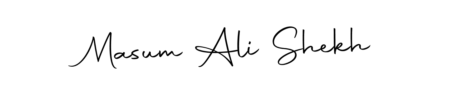 Make a beautiful signature design for name Masum Ali Shekh. Use this online signature maker to create a handwritten signature for free. Masum Ali Shekh signature style 10 images and pictures png