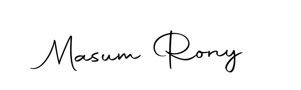 Make a beautiful signature design for name Masum Rony. Use this online signature maker to create a handwritten signature for free. Masum Rony signature style 10 images and pictures png