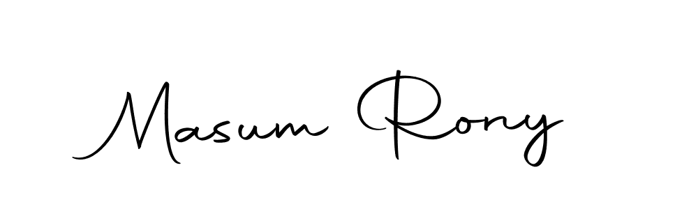 Make a beautiful signature design for name Masum Rony. Use this online signature maker to create a handwritten signature for free. Masum Rony signature style 10 images and pictures png