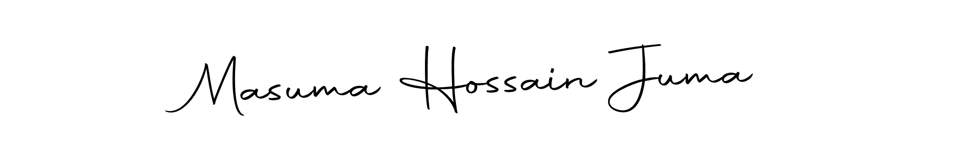 Here are the top 10 professional signature styles for the name Masuma Hossain Juma. These are the best autograph styles you can use for your name. Masuma Hossain Juma signature style 10 images and pictures png