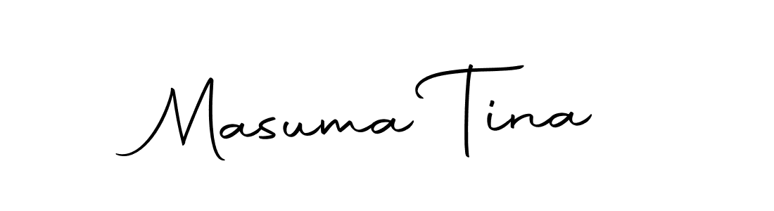 It looks lik you need a new signature style for name Masuma Tina. Design unique handwritten (Autography-DOLnW) signature with our free signature maker in just a few clicks. Masuma Tina signature style 10 images and pictures png