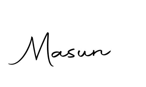 Use a signature maker to create a handwritten signature online. With this signature software, you can design (Autography-DOLnW) your own signature for name Masun. Masun signature style 10 images and pictures png