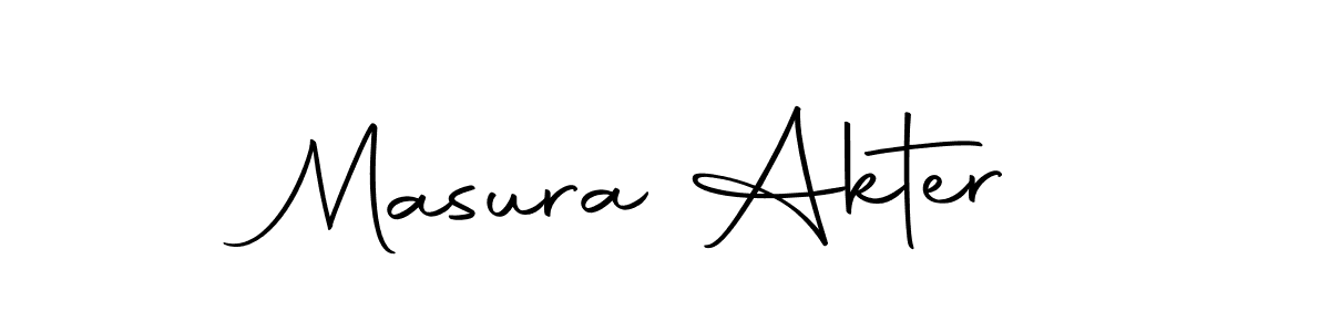Make a beautiful signature design for name Masura Akter. With this signature (Autography-DOLnW) style, you can create a handwritten signature for free. Masura Akter signature style 10 images and pictures png