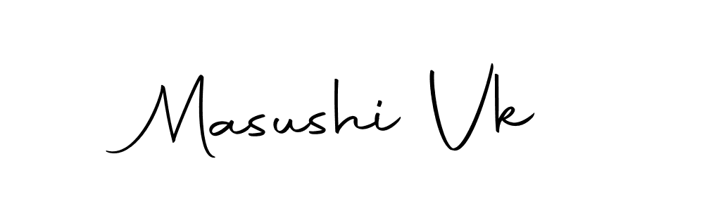 Use a signature maker to create a handwritten signature online. With this signature software, you can design (Autography-DOLnW) your own signature for name Masushi Vk. Masushi Vk signature style 10 images and pictures png