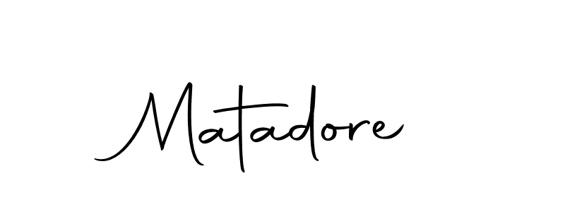 Use a signature maker to create a handwritten signature online. With this signature software, you can design (Autography-DOLnW) your own signature for name Matadore. Matadore signature style 10 images and pictures png