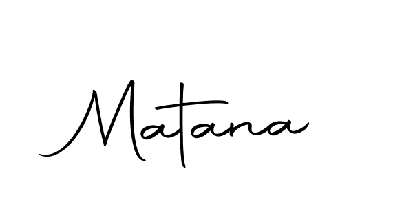 Create a beautiful signature design for name Matana. With this signature (Autography-DOLnW) fonts, you can make a handwritten signature for free. Matana signature style 10 images and pictures png