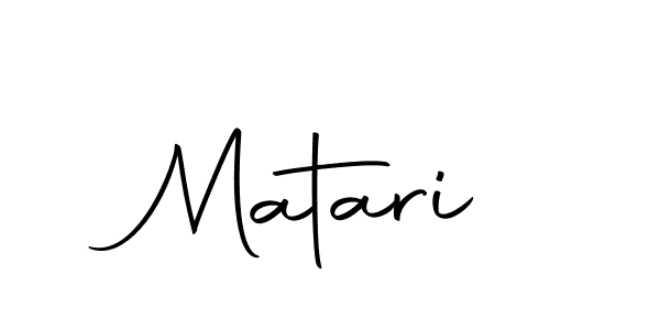 How to make Matari signature? Autography-DOLnW is a professional autograph style. Create handwritten signature for Matari name. Matari signature style 10 images and pictures png