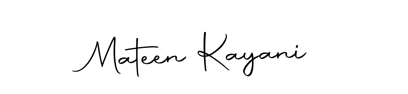 Make a short Mateen Kayani signature style. Manage your documents anywhere anytime using Autography-DOLnW. Create and add eSignatures, submit forms, share and send files easily. Mateen Kayani signature style 10 images and pictures png