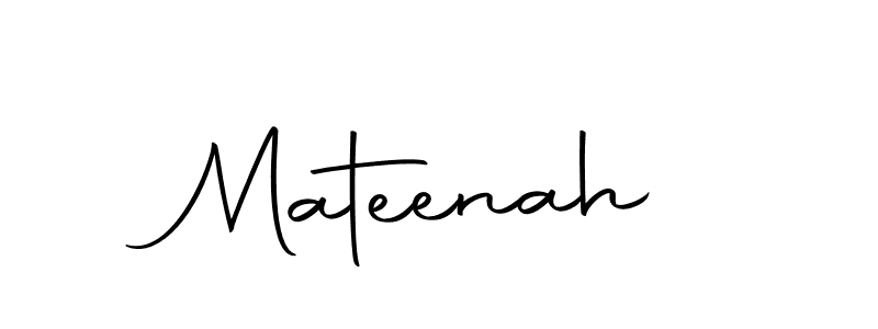 How to make Mateenah signature? Autography-DOLnW is a professional autograph style. Create handwritten signature for Mateenah name. Mateenah signature style 10 images and pictures png