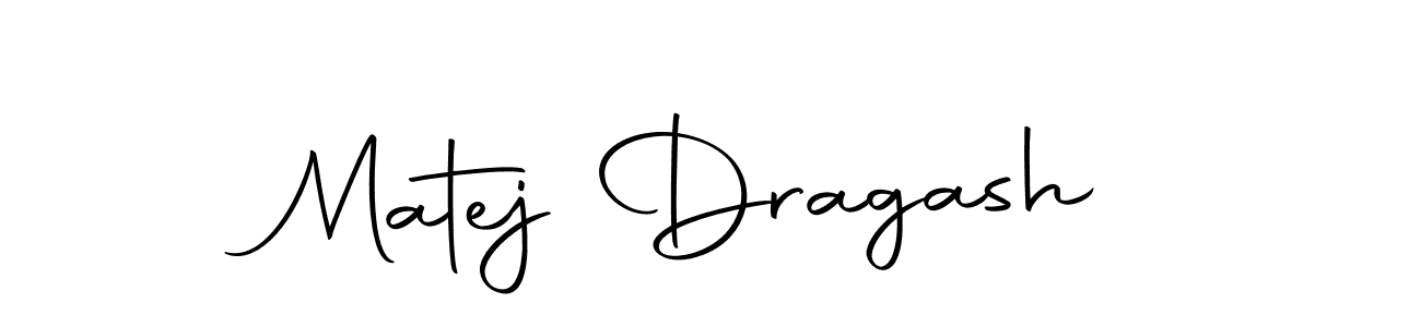 How to make Matej Dragash name signature. Use Autography-DOLnW style for creating short signs online. This is the latest handwritten sign. Matej Dragash signature style 10 images and pictures png