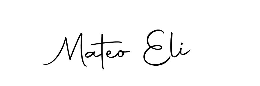 How to make Mateo Eli name signature. Use Autography-DOLnW style for creating short signs online. This is the latest handwritten sign. Mateo Eli signature style 10 images and pictures png