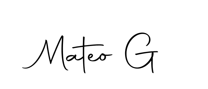 Mateo G stylish signature style. Best Handwritten Sign (Autography-DOLnW) for my name. Handwritten Signature Collection Ideas for my name Mateo G. Mateo G signature style 10 images and pictures png