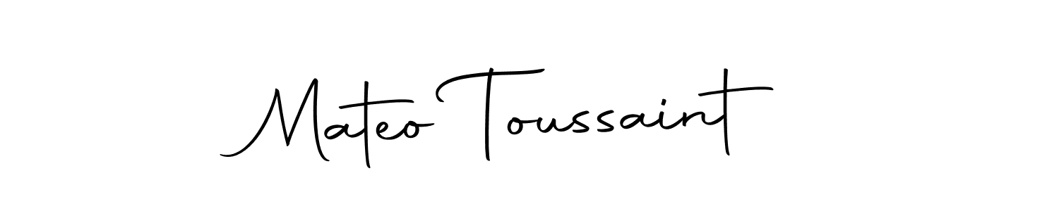 The best way (Autography-DOLnW) to make a short signature is to pick only two or three words in your name. The name Mateo Toussaint include a total of six letters. For converting this name. Mateo Toussaint signature style 10 images and pictures png