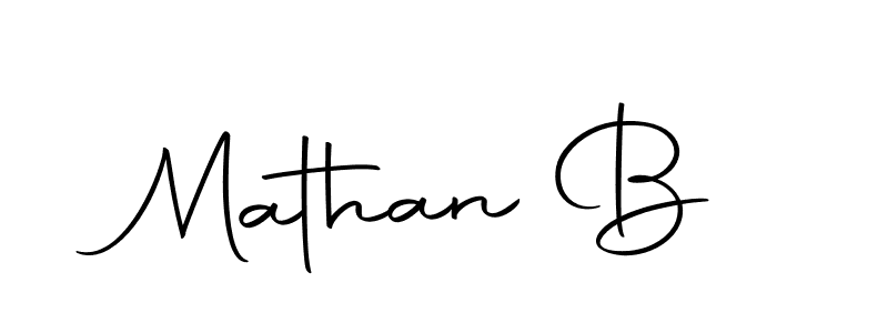 Autography-DOLnW is a professional signature style that is perfect for those who want to add a touch of class to their signature. It is also a great choice for those who want to make their signature more unique. Get Mathan B name to fancy signature for free. Mathan B signature style 10 images and pictures png