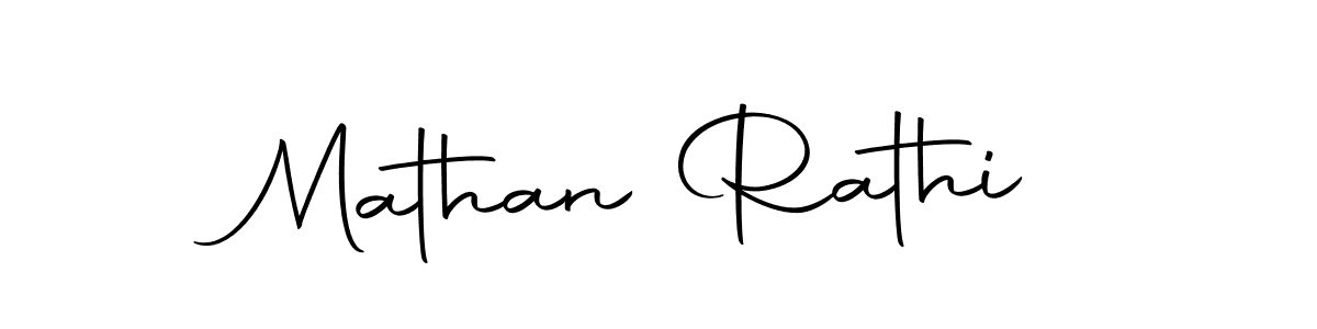 Make a short Mathan Rathi signature style. Manage your documents anywhere anytime using Autography-DOLnW. Create and add eSignatures, submit forms, share and send files easily. Mathan Rathi signature style 10 images and pictures png