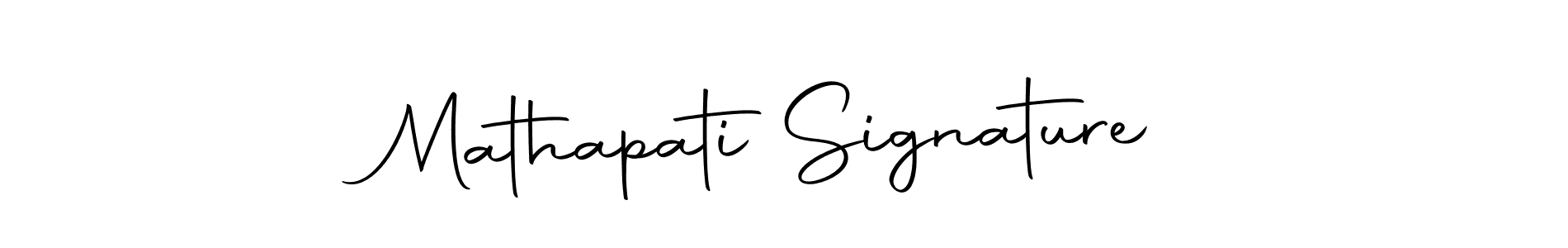 Create a beautiful signature design for name Mathapati Signature. With this signature (Autography-DOLnW) fonts, you can make a handwritten signature for free. Mathapati Signature signature style 10 images and pictures png