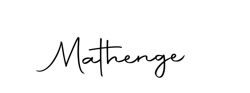 How to make Mathenge signature? Autography-DOLnW is a professional autograph style. Create handwritten signature for Mathenge name. Mathenge signature style 10 images and pictures png