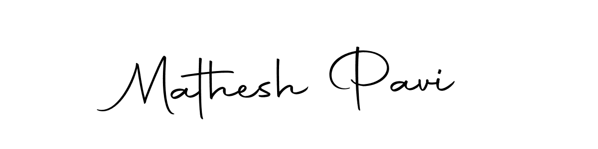 Create a beautiful signature design for name Mathesh Pavi. With this signature (Autography-DOLnW) fonts, you can make a handwritten signature for free. Mathesh Pavi signature style 10 images and pictures png