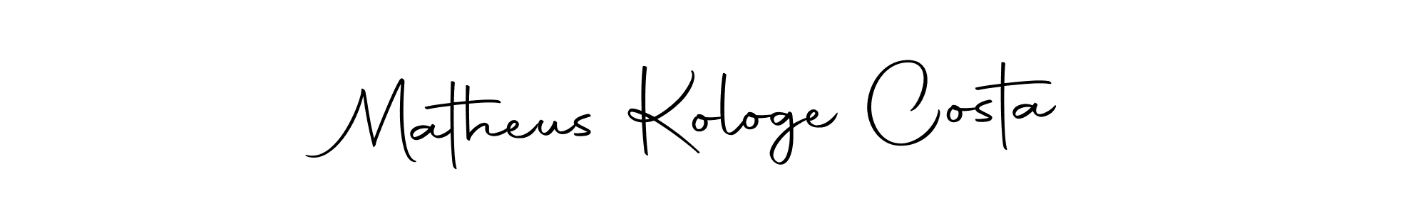 Matheus Kologe Costa stylish signature style. Best Handwritten Sign (Autography-DOLnW) for my name. Handwritten Signature Collection Ideas for my name Matheus Kologe Costa. Matheus Kologe Costa signature style 10 images and pictures png