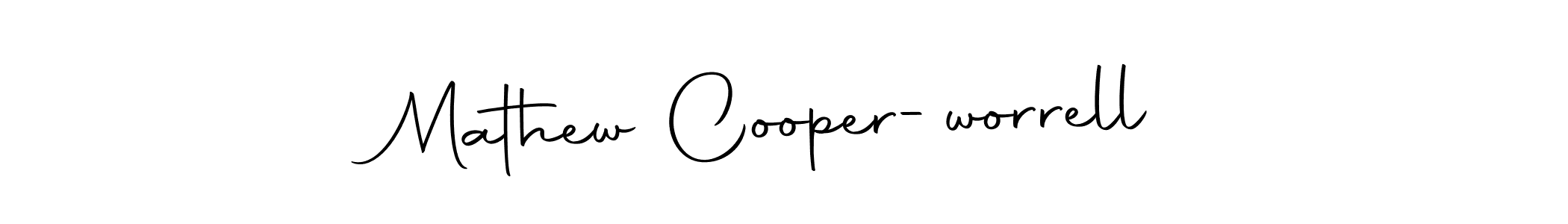 How to make Mathew Cooper-worrell signature? Autography-DOLnW is a professional autograph style. Create handwritten signature for Mathew Cooper-worrell name. Mathew Cooper-worrell signature style 10 images and pictures png