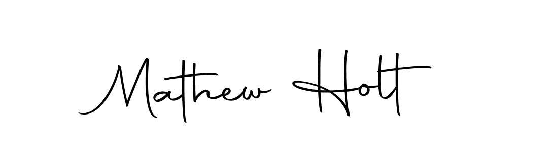 How to make Mathew Holt name signature. Use Autography-DOLnW style for creating short signs online. This is the latest handwritten sign. Mathew Holt signature style 10 images and pictures png