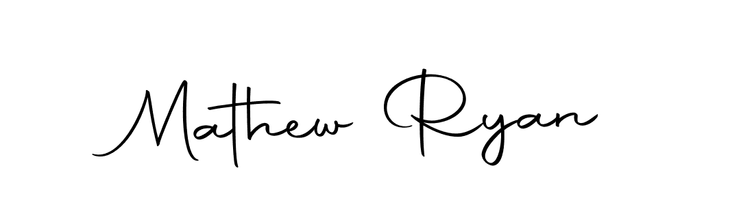 How to make Mathew Ryan name signature. Use Autography-DOLnW style for creating short signs online. This is the latest handwritten sign. Mathew Ryan signature style 10 images and pictures png