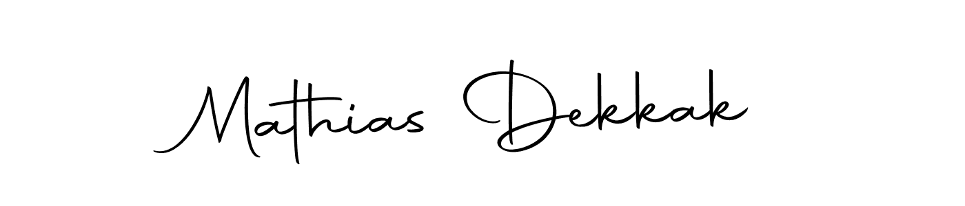 Similarly Autography-DOLnW is the best handwritten signature design. Signature creator online .You can use it as an online autograph creator for name Mathias Dekkak. Mathias Dekkak signature style 10 images and pictures png