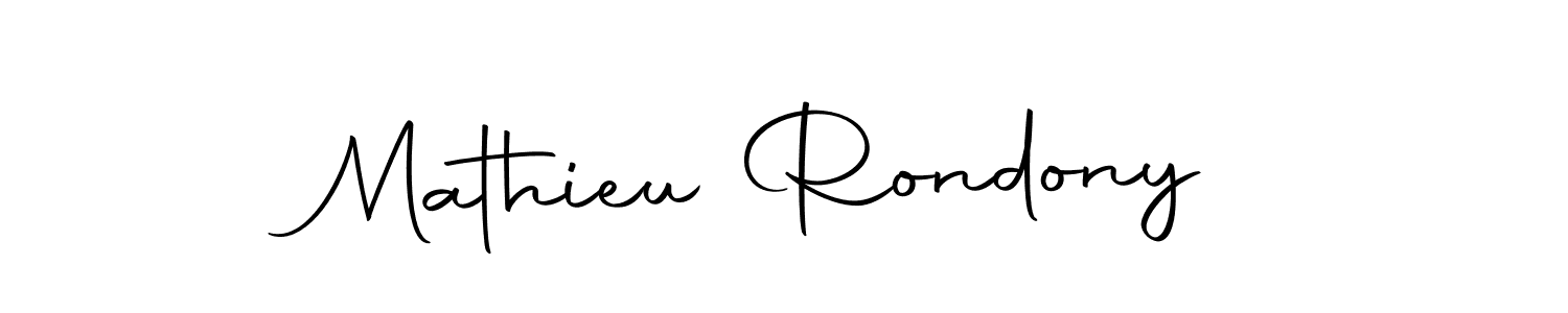 Here are the top 10 professional signature styles for the name Mathieu Rondony. These are the best autograph styles you can use for your name. Mathieu Rondony signature style 10 images and pictures png