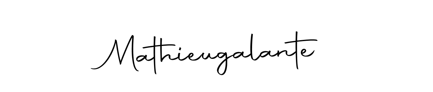 Make a beautiful signature design for name Mathieugalante. With this signature (Autography-DOLnW) style, you can create a handwritten signature for free. Mathieugalante signature style 10 images and pictures png