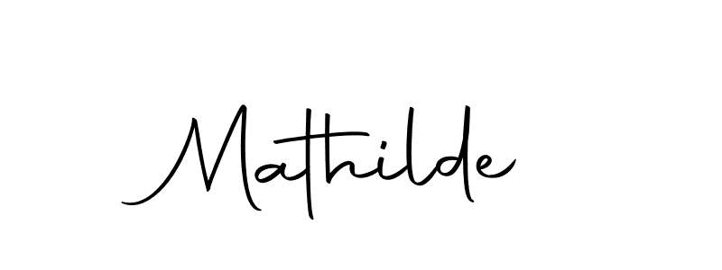 Make a beautiful signature design for name Mathilde. Use this online signature maker to create a handwritten signature for free. Mathilde signature style 10 images and pictures png